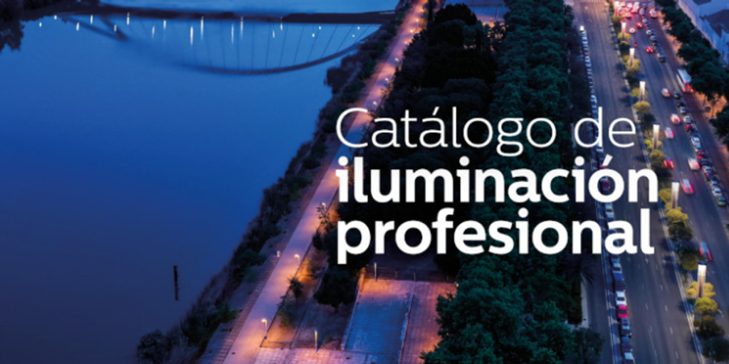 Catálogo de iluminación profesional de Signify.