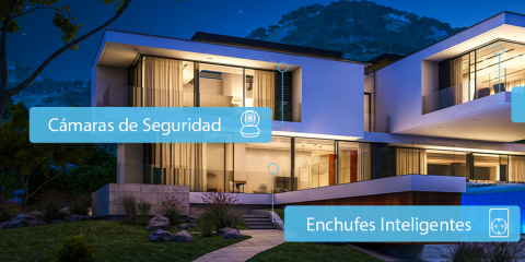 Bombilla y cámara de seguridad inteligentes para personalizar y proteger la vivienda