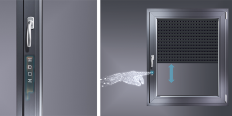 Sistema inteligente de automatización integrado en el marco de las ventanas