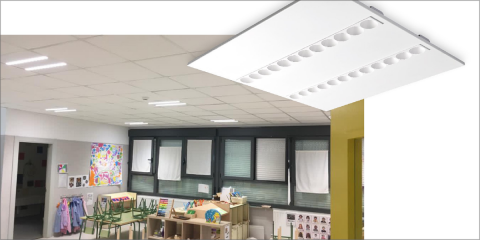 Un colegio de Navarra utiliza las luminarias inteligentes Nassel Avant de Normagrup