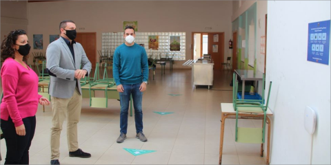 El CEIP Playa Blanca en Lanzarote instala un sistema de control de calidad del aire en el comedor