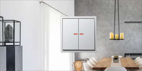 Funciones domóticas en los pulsadores F10 de Jung para gestionar la vivienda conectada