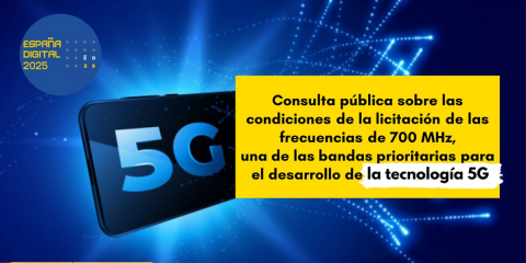 Abierta una consulta pública sobre la licitación de la banda de 700 MHz para impulsar el 5G