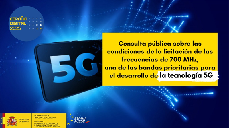 Consulta pública licitación banda 700 MHz. 