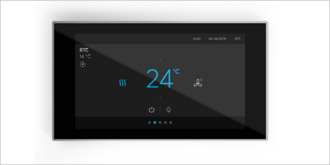 El nuevo panel táctil de ABB unifica el control de los dispositivos de las habitaciones inteligentes