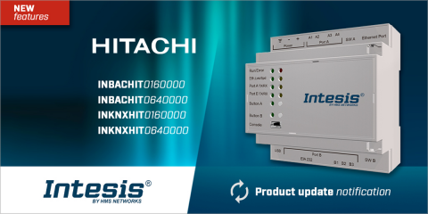Intesis incorpora nuevas funcionalidades en la AC interface para el control centralizado