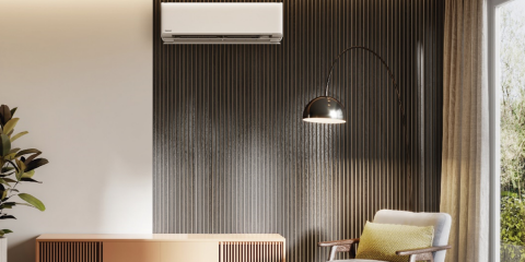 Gama de aire acondicionado que admite la gestión por comandos de voz