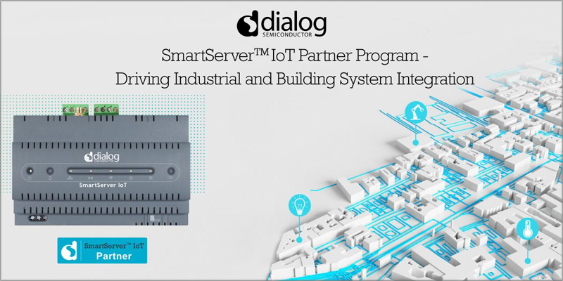 Progrma partners SmartServer IoT Dialog Semiconductor.