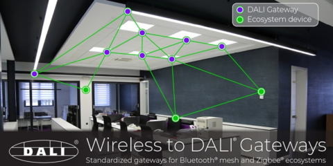La DiiA publica dos especificaciones para incluir las luminarias DALI en los ecosistemas bluetooth mesh y Zigbee