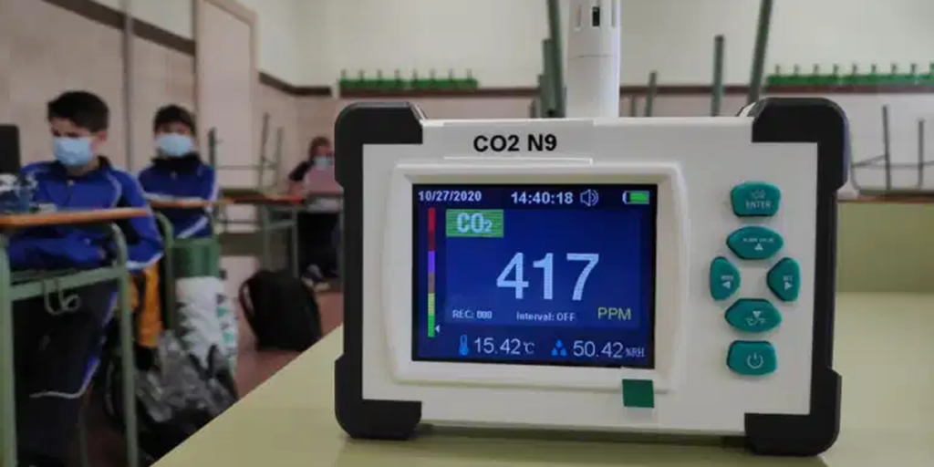Medidor de CO2 del CSIC.