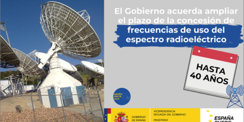 Aprobada la ampliación del plazo de la concesión de frecuencias de uso del espectro radioeléctrico
