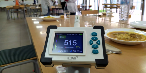 Los comedores de los centros educativos de Castellón y Valencia cuentan con sensores de CO2