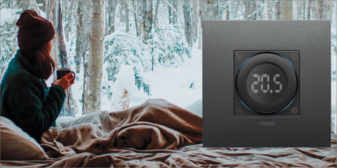 El termostato inteligente de Vimar ofrece una mejor experiencia al usuario mediante la personalización