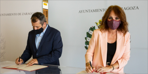 Acuerdo para desarrollar un proyecto piloto para estudiar la calidad del aire en los negocios de Zaragoza