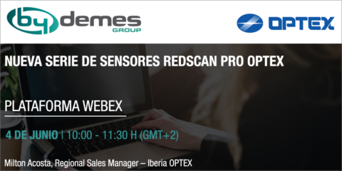 Central de alarmas y sensores láser, las temáticas de los dos nuevos webinars de By Demes