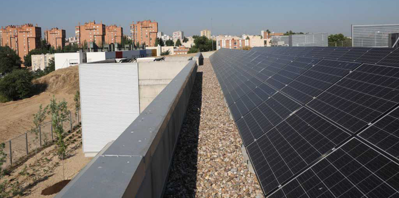 Placas solares.