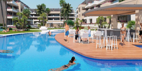 La pantalla táctil Qvadis One gestiona el control de accesos en las piscinas comunitarias