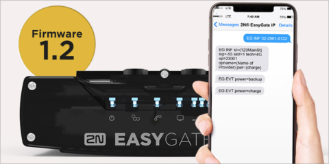 El nuevo firmware de 2N para su pasarela de ascensores ofrece el servicio de mensajería de texto