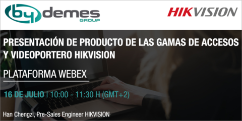 Gamas de accesos y videoportero de Hikvision, la nueva formación online de By Demes
