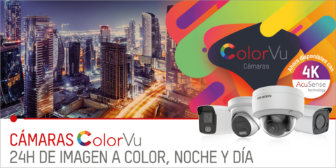 Las nuevas cámaras de seguridad ColorVu de Hikvision ofrecen imágenes a color en alta calidad
