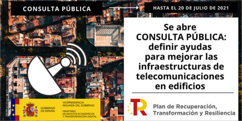 Consulta pública para determinar las ayudas para mejorar los servicios de telecomunicaciones en edificios