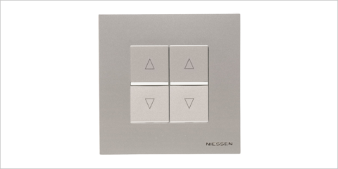 Niessen presenta el nuevo pulsador de persiana perteneciente a la gama Zenit