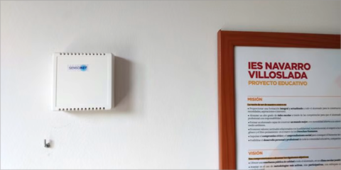 SENSONET instala su sistema de monitorización de calidad del aire en un instituto de Pamplona