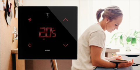 Nuevos termostatos inteligentes de Vimar para el control de la calefacción y refrigeración