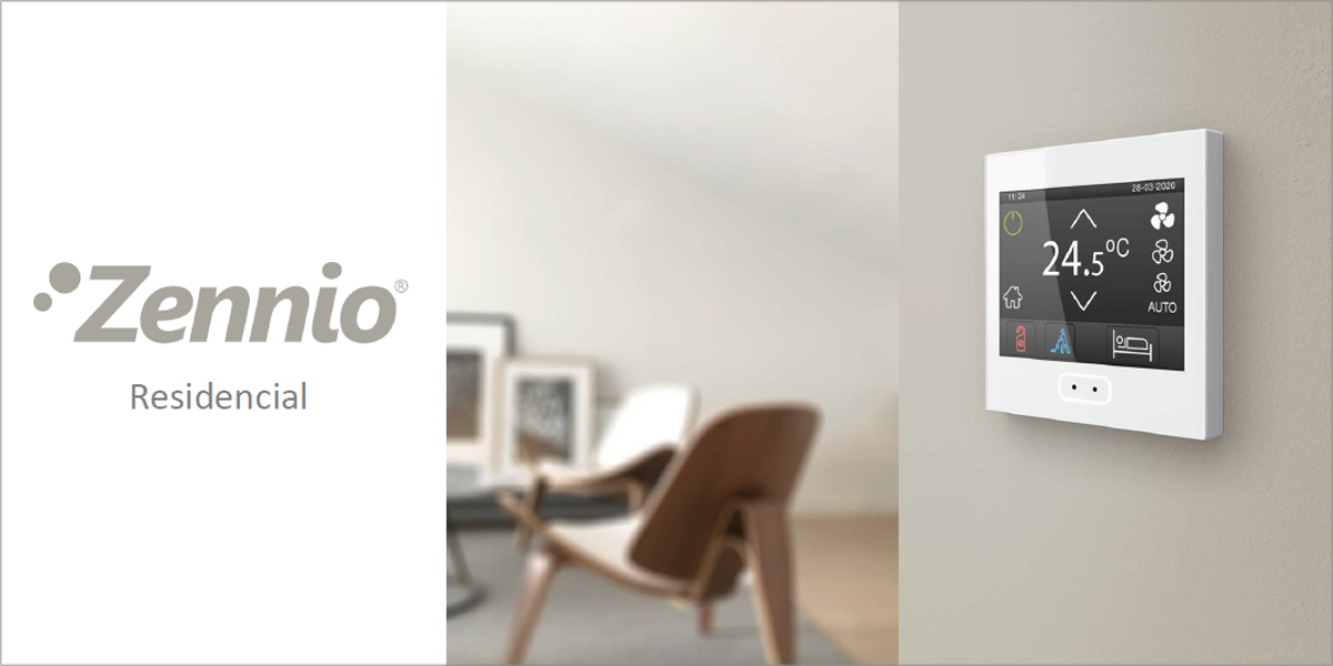 Catálogo de soluciones residenciales de Zennio • CASADOMO