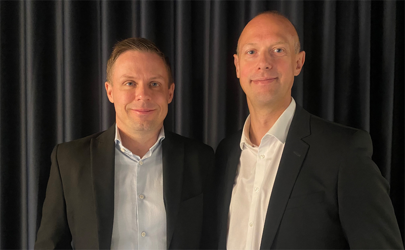 Henrik Thomsen y Martin Tronier de Milestone Systems.