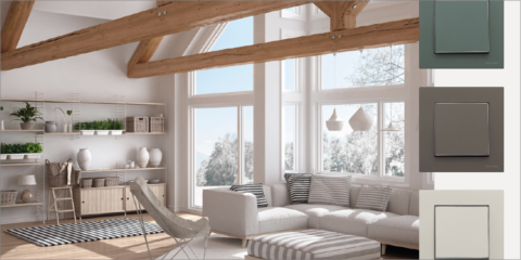 La serie de mecanismos inteligentes Sky Niessen se inspira en la naturaleza para tres acabados