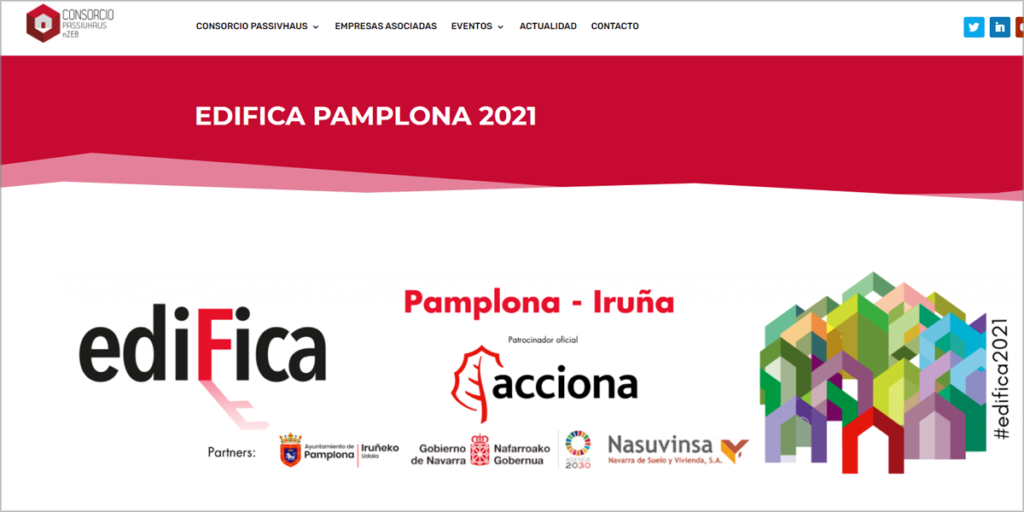 Feria EDIFICA Pamplona 2021.