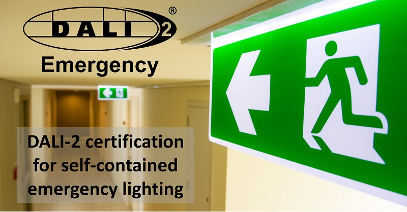 Certificación DALI-2 Emergency de la Alianza DALI. 