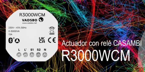 Electrónica OLFER presenta un actuador con relé Casambi para controlar cualquier tipo de luminaria