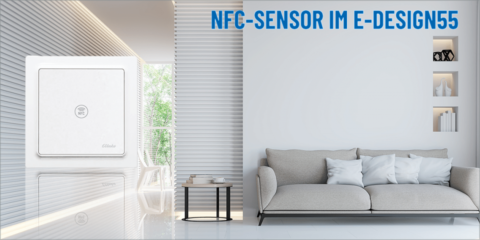 El sensor NFC de Eltako memoriza las configuraciones domóticas de cada usuario