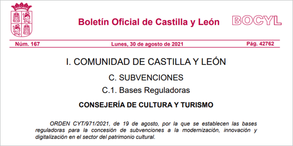 Junta de Castilla y León publica ayudas para el mantenimiento patrimonio cultural.
