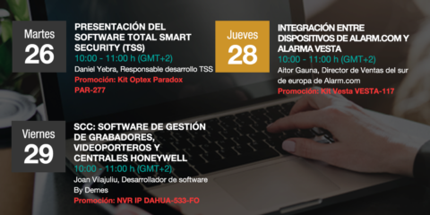 By Demes presenta tres nuevos webinars sobre softwares e integración en sistemas de alarmas