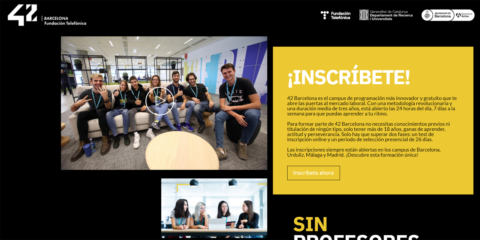 Abiertas las inscripciones para el campus 42 Barcelona que formará a los futuros programadores