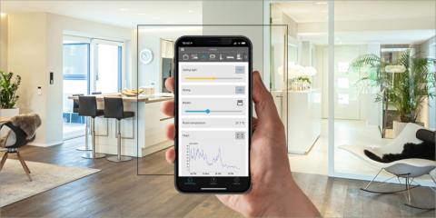 El servidor inteligente de Jung integra gráficos para interpretar el consumo eléctrico de la instalación