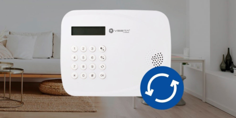 By Demes actualiza el panel de alarma a pilas de VESTA para utilizar baterías o fuentes de alimentación