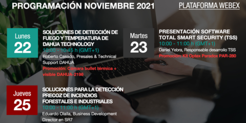 Los nuevos webinars de By Demes abordarán la detección de fuegos y la gestión de intrusión