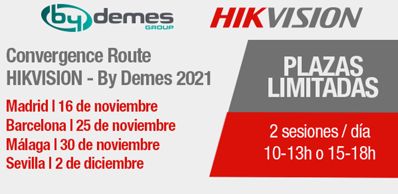 Convergence Route Hikvision-By Demes 2021 en España.