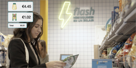 Cámaras HD, sensores y algoritmo, las tecnologías que incluye la tienda inteligente Carrefour Flash en Paris