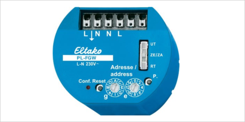 El repetidor y la puerta de enlace de radio eléctrica de Eltako facilitan la comunicación entre dispositivos