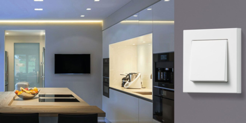 El transmisor de pared inalámbrico de Jung incluye un módulo NFC para facilitar la instalación