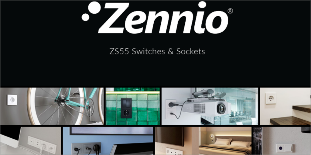 Catálogo de mecanismos de la serie ZS55 de Zennio.