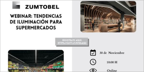 ‘Tendencias de iluminación para los supermercados’, nuevo webinar de Zumtobel