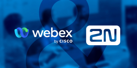Los intercomunicadores IP 2N pueden integrarse con la plataforma de llamadas Webex Calling