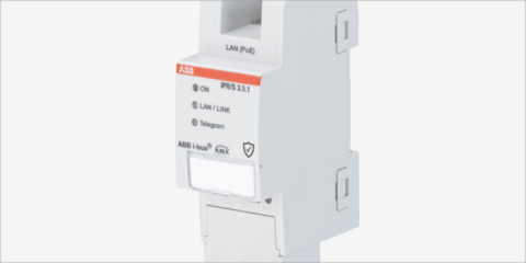 Redes más robustas y protección de las instalaciones domóticas con el enrutador ABB i-bus KNX IP Secure