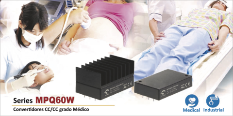 Nuevos convertidores CC/CC de alto rendimiento para equipos médicos, distribuidos por Electrónica OLFER